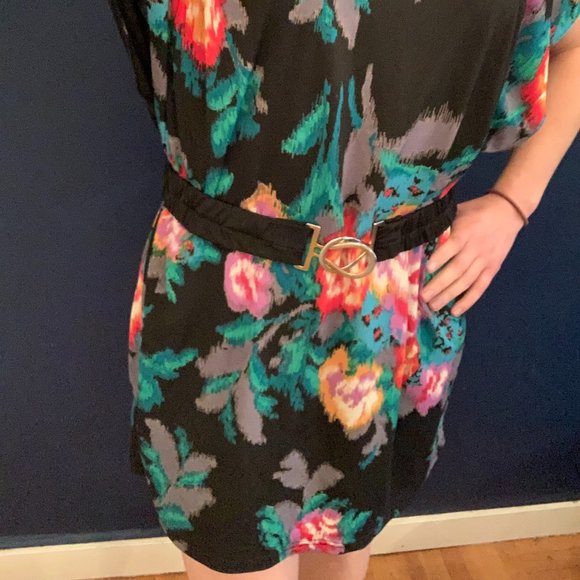 Aritzia Abstract Floral Print Mini Dress - Picture 7 of 11